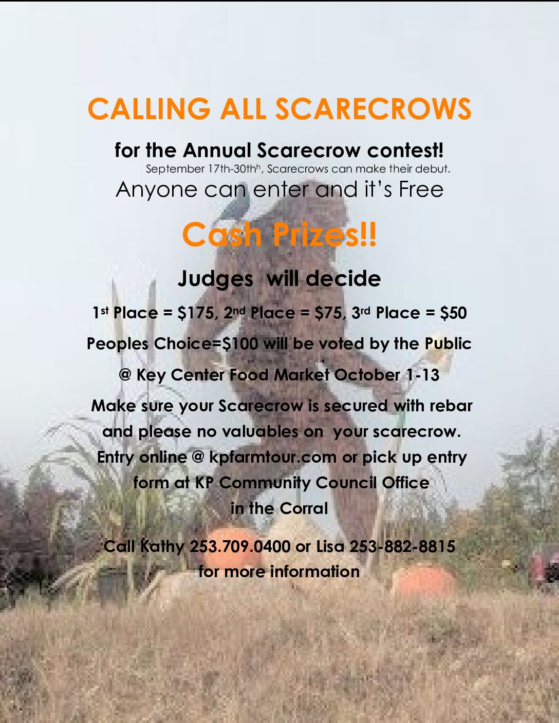 big foot scarecrow 2022
